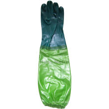 NMSAFETY lange Ärmel PVC-Anti-Chemikalien-Handschuhe